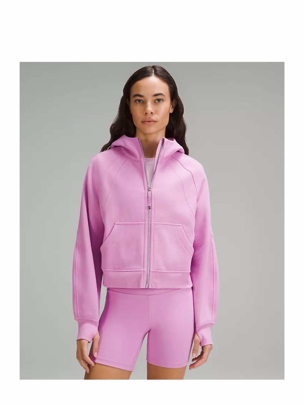 Lululemon Scuba Oversized Full-Zip Hoodie - ColourDahlia Mauve - M/L